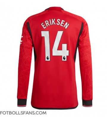 Manchester United Christian Eriksen #14 Replika Hemmatröja 2023-24 Långärmad